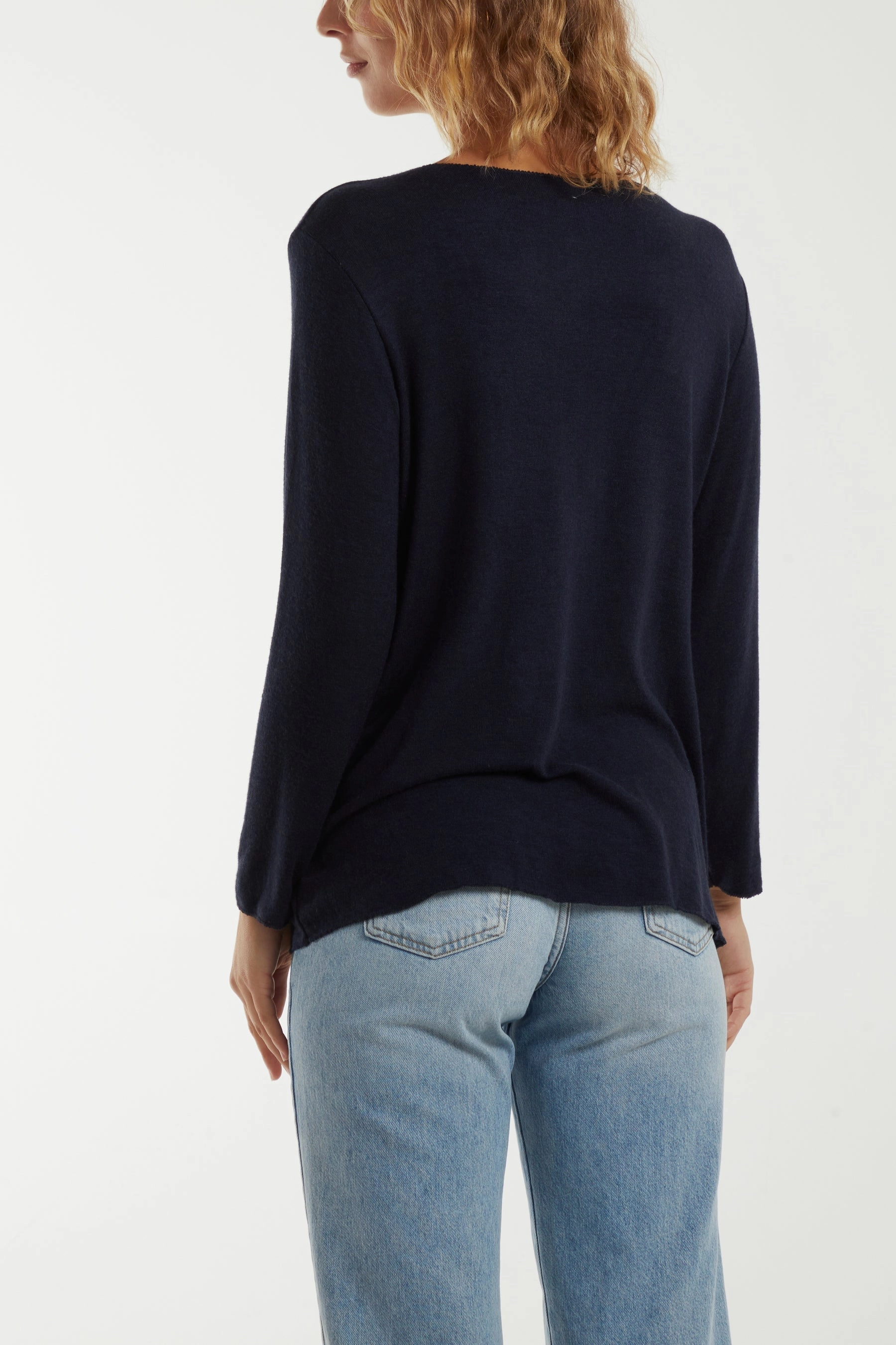 Diamante Star Long Sleeve Jumper