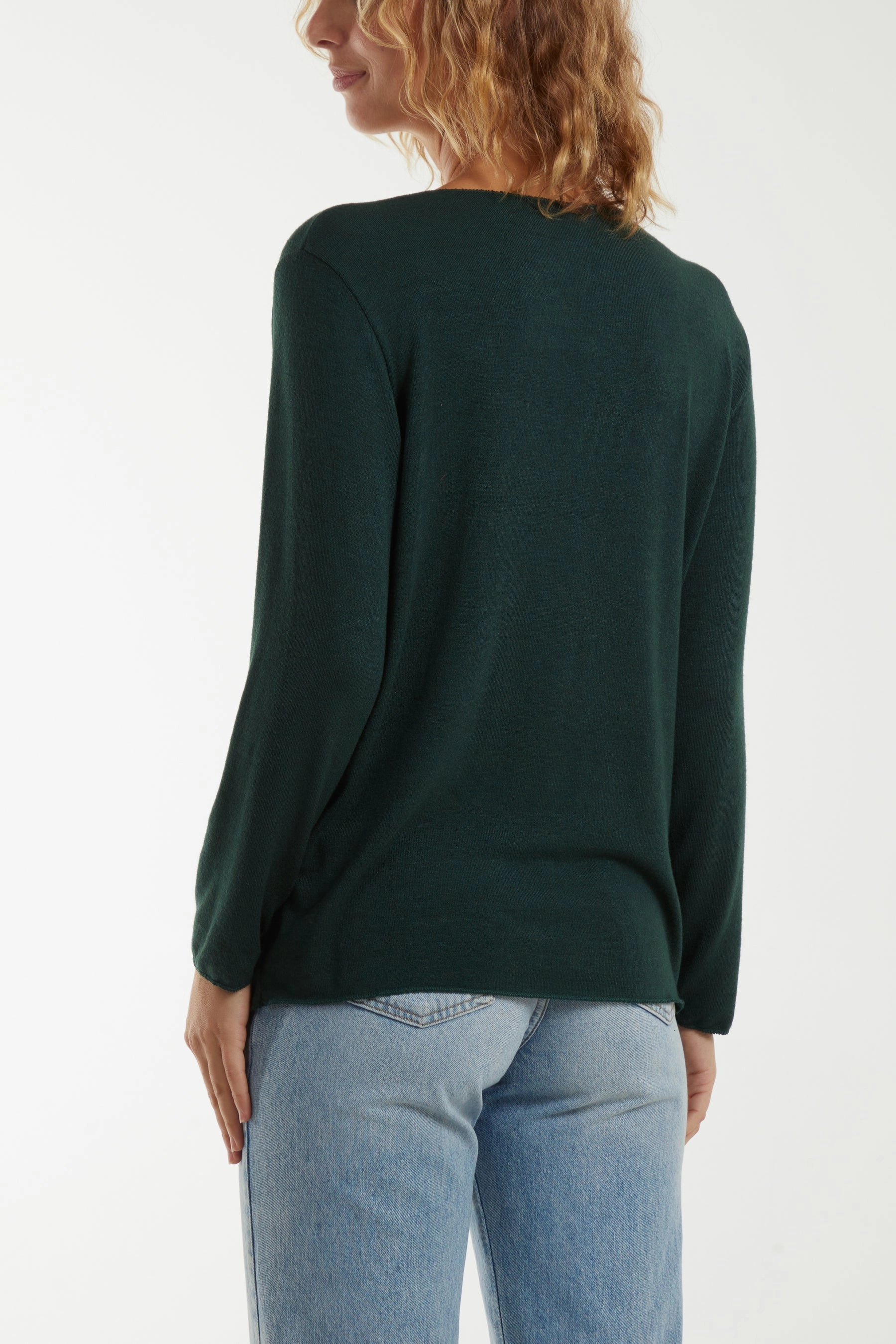 Diamante Star Long Sleeve Jumper