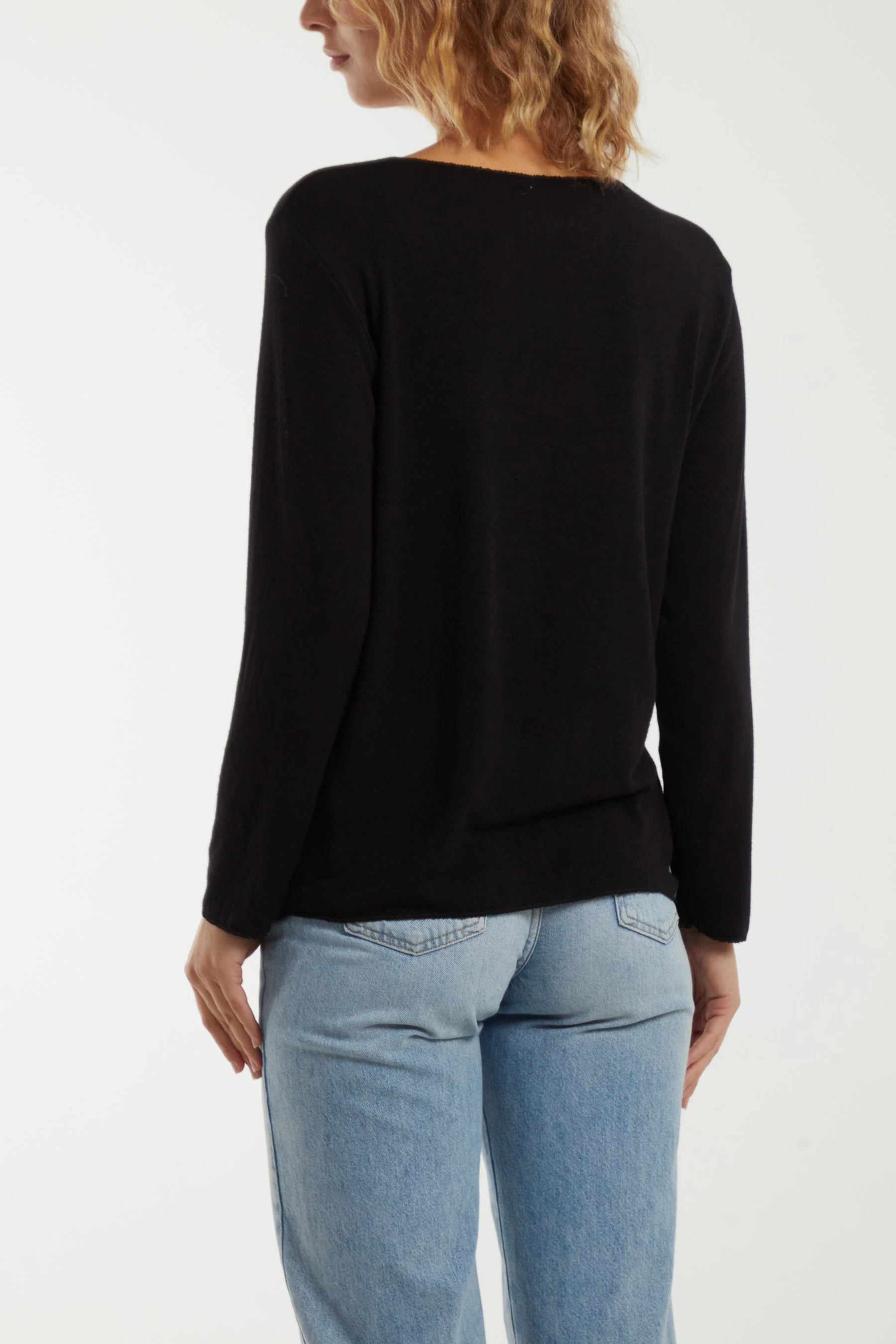 Diamante Star Long Sleeve Jumper