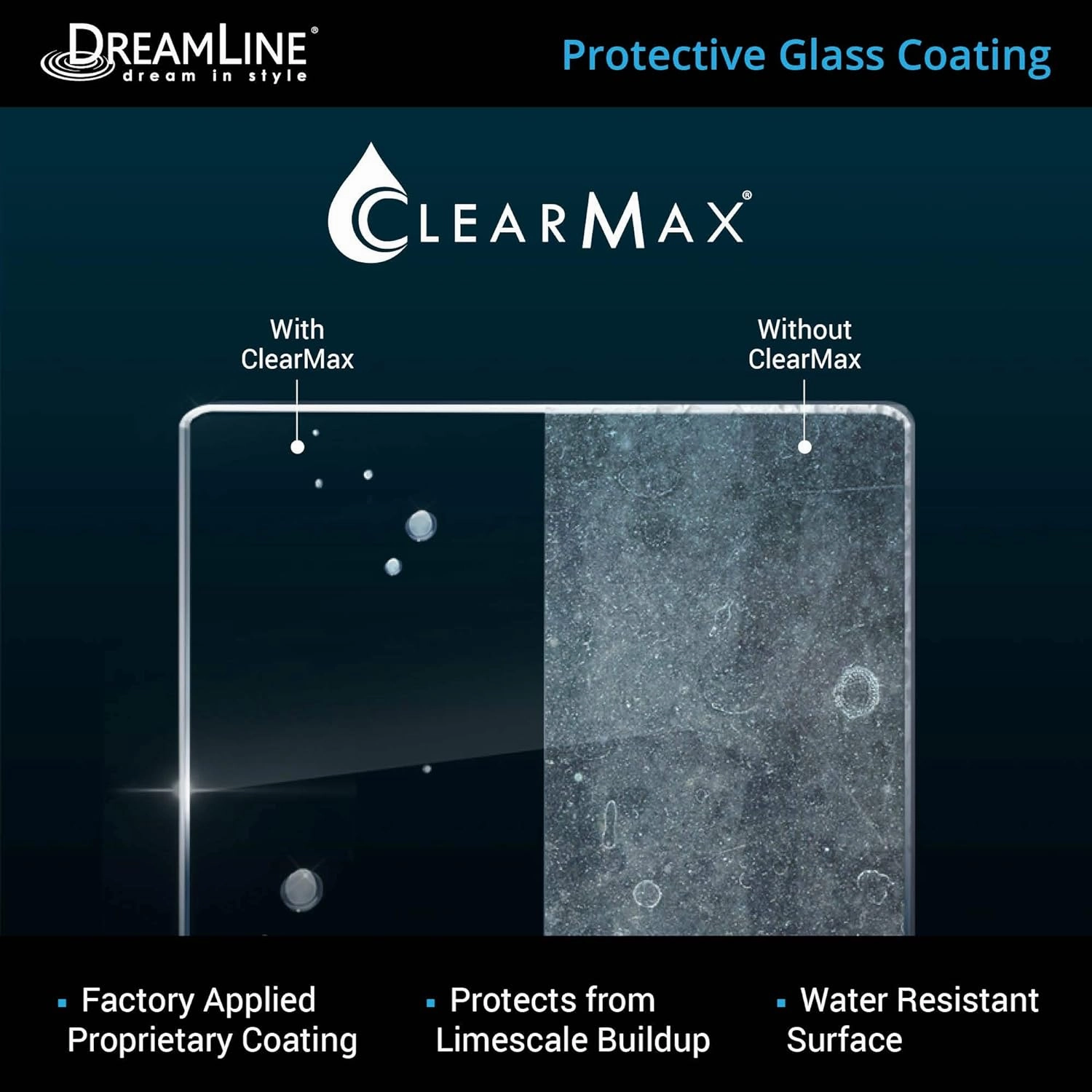 DreamLine Encore Semi-Frameless Bypass Sliding Shower Door in Satin Black, 56-60 in Width x 76 in Height, 5/16 in. (8mm) Certified Clear Tempered Glass, Smooth Gliding Open and Close. SHDR-1660760-09