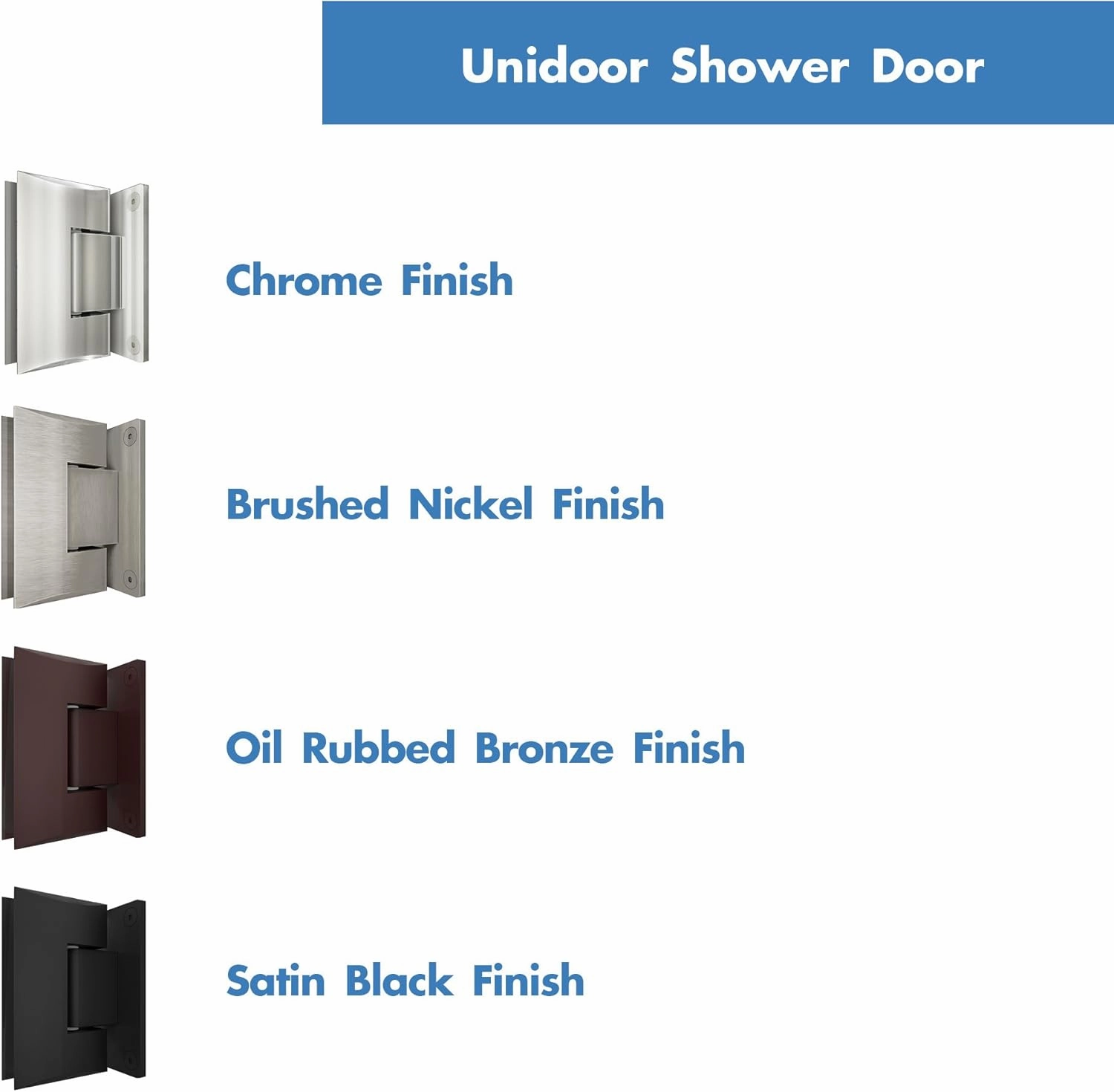 DreamLine Unidoor 35-36 in. W x 72 in. H Frameless Hinged Shower Door in Satin Black, SHDR-20357210-09