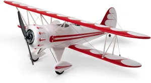 E-flite RC Airplane UMX WACO White BNF Basic Transmitter Battery and Charger Not Included with AS3X & Safe EFLU53550