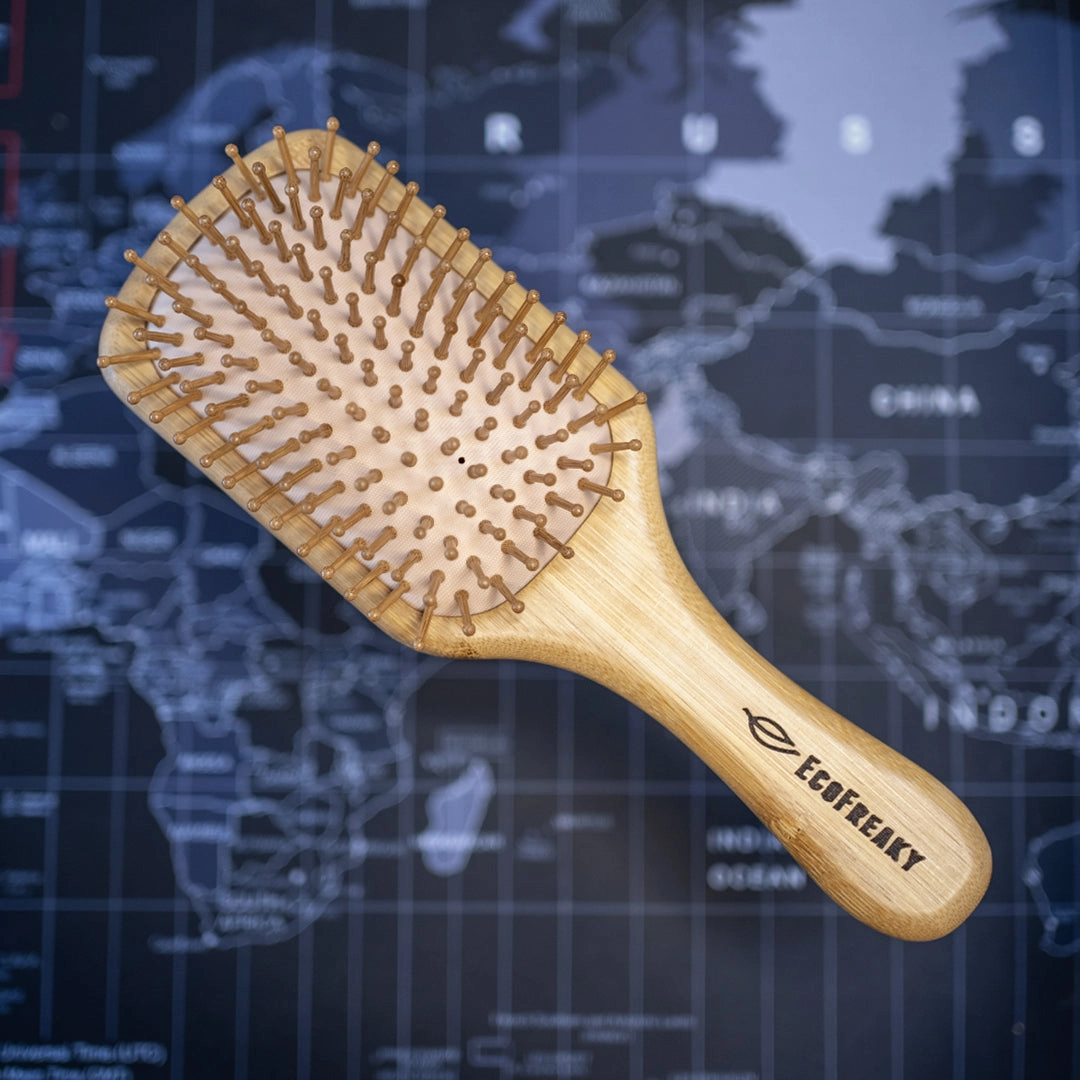 EcoFreaky Bamboo Paddle Hairbrush