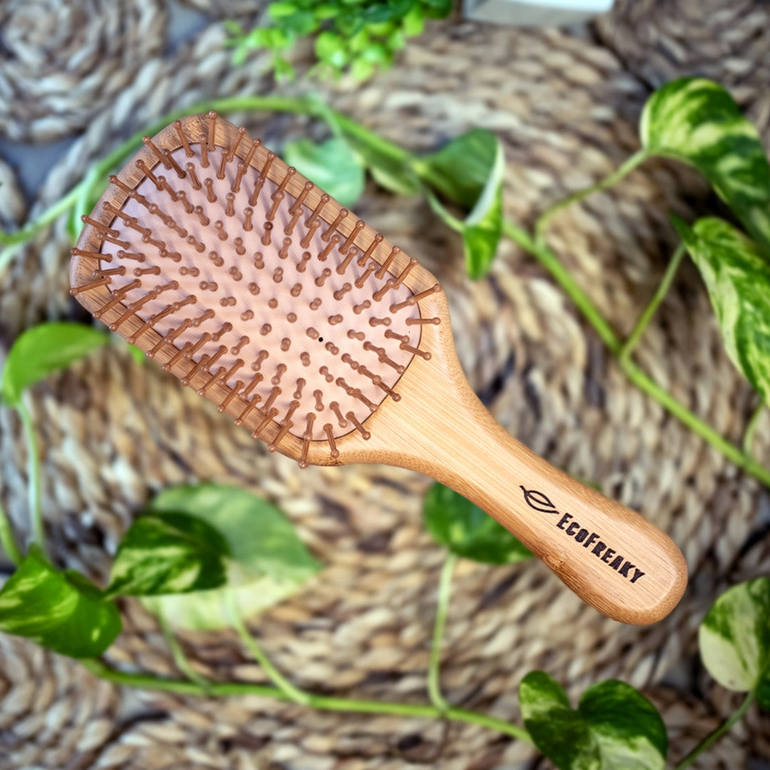 EcoFreaky Bamboo Paddle Hairbrush