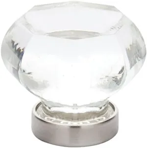Emtek 86011US15 Old Town Clear 1.25-Inch Cab Knob