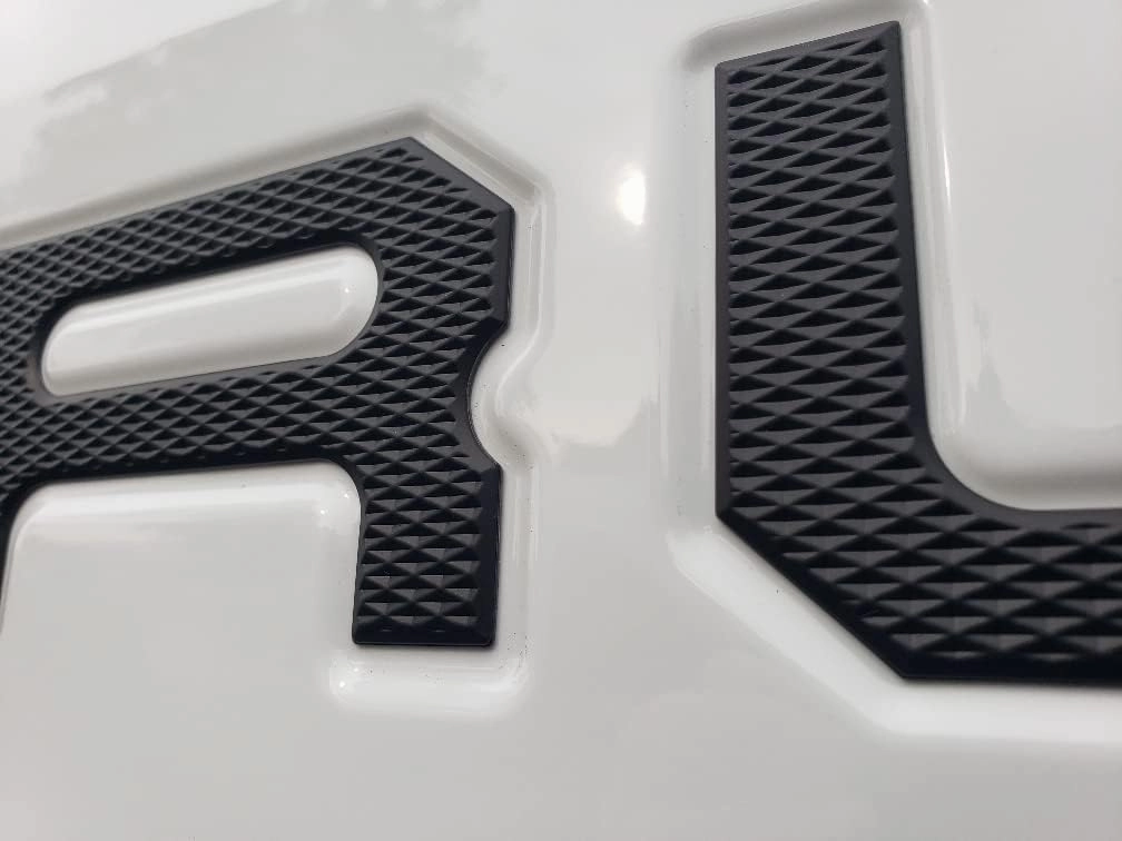 EyeCatcher Tailgate Insert Letters Compatible with 2022-2025 Santa Cruz Accessories (Satin Black)