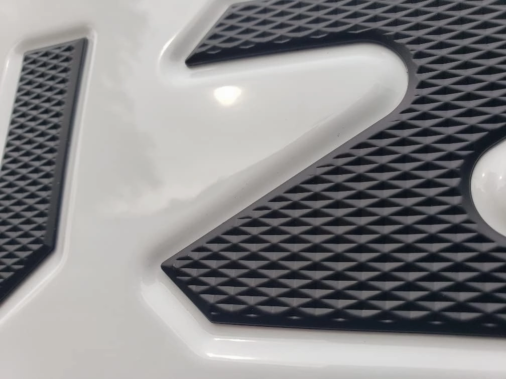 EyeCatcher Tailgate Insert Letters Compatible with 2022-2025 Santa Cruz Accessories (Satin Black)