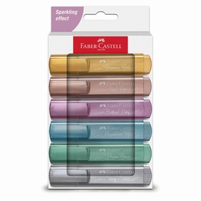 Faber Castell Text Marker 46 Sparkling Effect (6pcs)