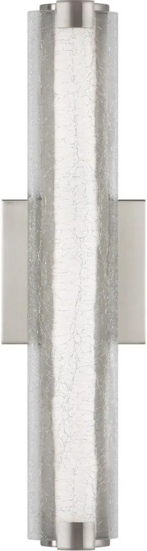 Feiss Lighting-Cutler-15W 1 LED Wall Sconce in Contemporary Style-18 Inch Wide by 5 Inch High-Satin Nickel Finish