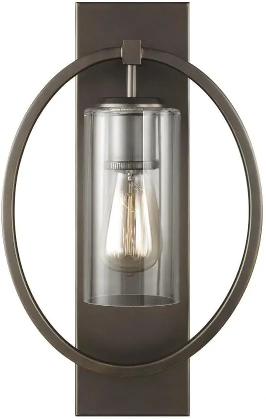 Feiss Lighting-Marlena-One Light Wall Sconce in Transitional Style-10.5 Inch Wide by 18 Inch High-Antique Bronze Finish