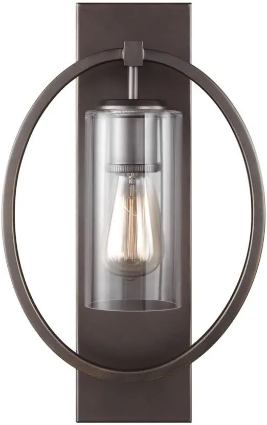 Feiss Lighting-Marlena-One Light Wall Sconce in Transitional Style-10.5 Inch Wide by 18 Inch High-Antique Bronze Finish