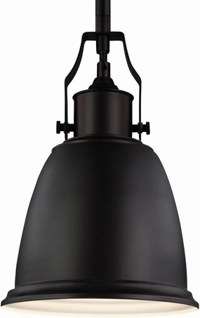 Feiss Lighting-Hobson-Pendant 1 Light in Transitional Style-7.5 Inch Wide by 11.75 Inch High-Oil Rubbed Bronze Finish-Oi