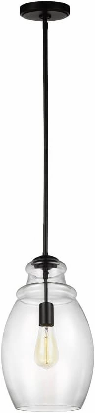 Feiss P1484ORB Marino One Light Pendant, 9 inch, Oil Rubbed Bronze