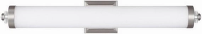 Feiss WB1831SN-LED One Vanity Lighting Fixture, 32" Width, Satin Nickel
