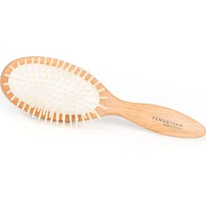 Fendrihan Pneumatic Oak Wood Hairbrush with Wooden Pins 9 Inches (Made in France)