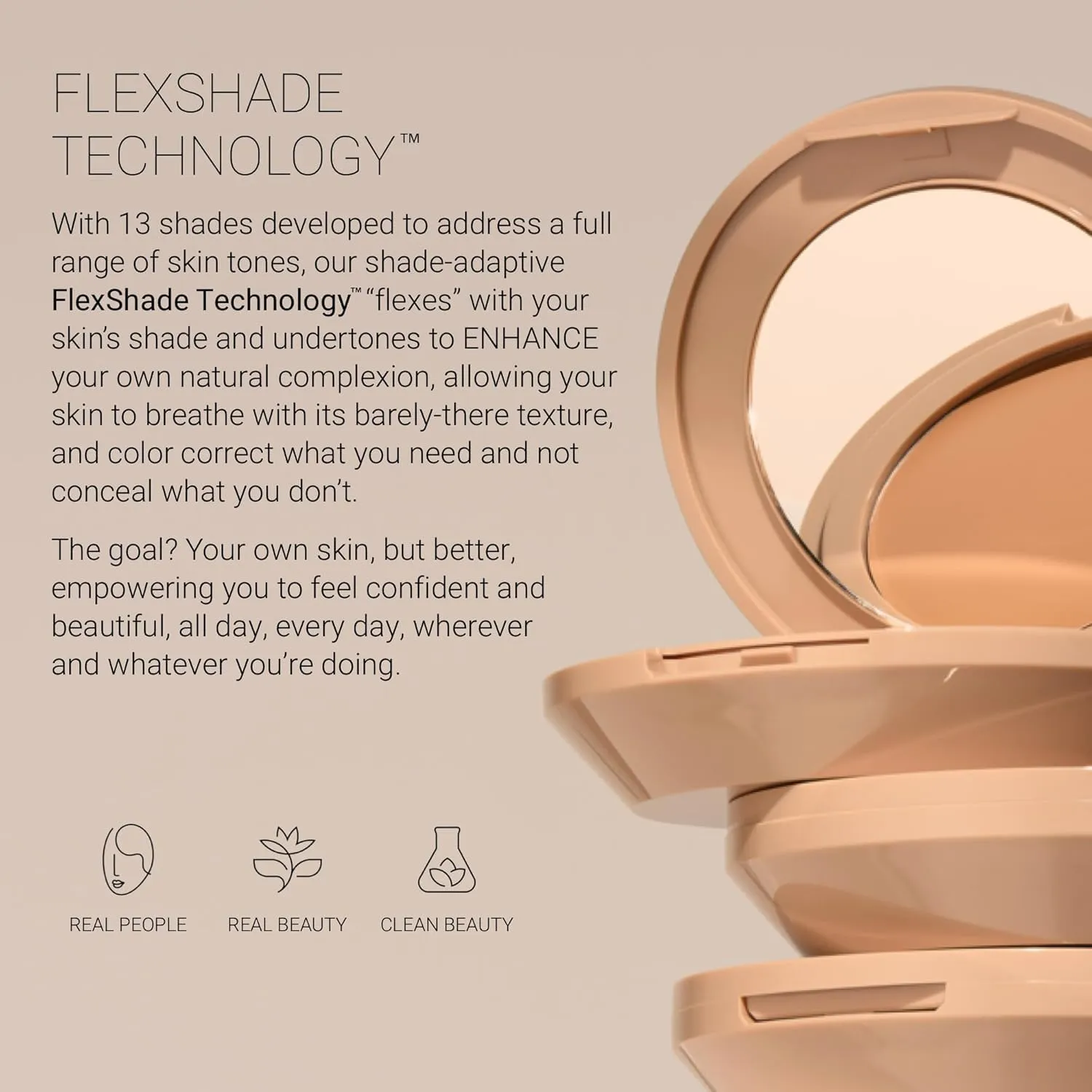 Foundation by No Makeup Makeup | Conceal & Correct with Long-Lasting, Buildable Formula & Lightweight Soft Finish | Cruelty-Free, Vegan, Fragrance-Free | Golden Tan