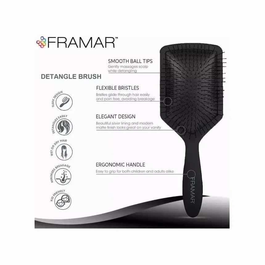 Framar | Black to the Future Paddle Brush