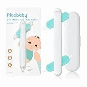 Frida Baby Infant Head-Hugging Baby Hairbrush and Comb Set, Newborn and Up