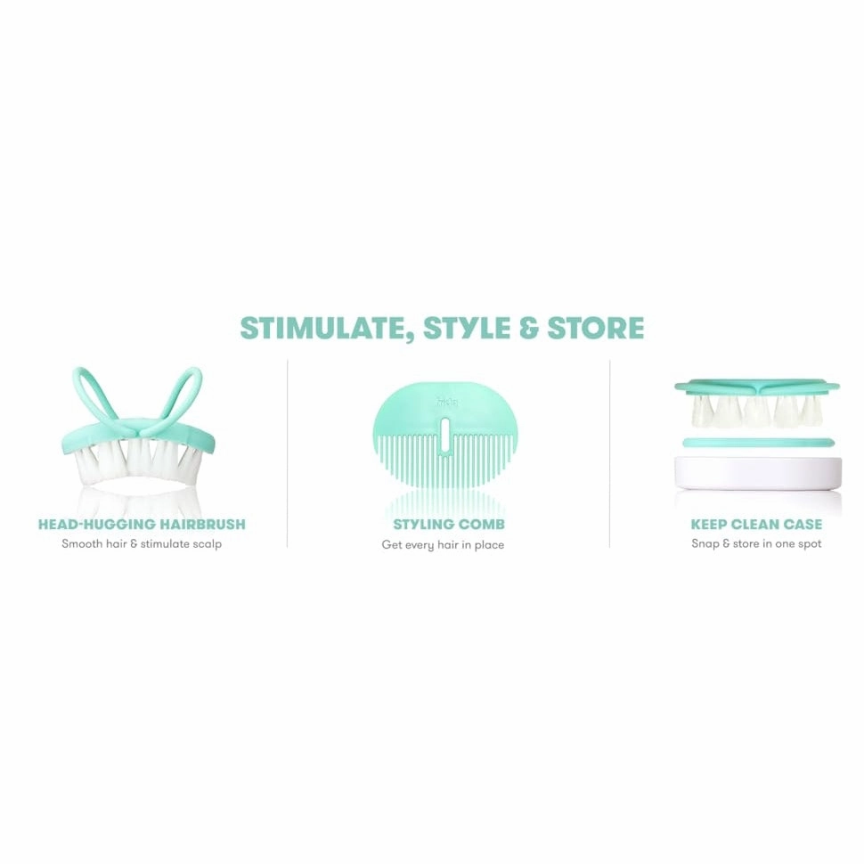 Frida Baby Infant Head-Hugging Baby Hairbrush and Comb Set, Newborn and Up