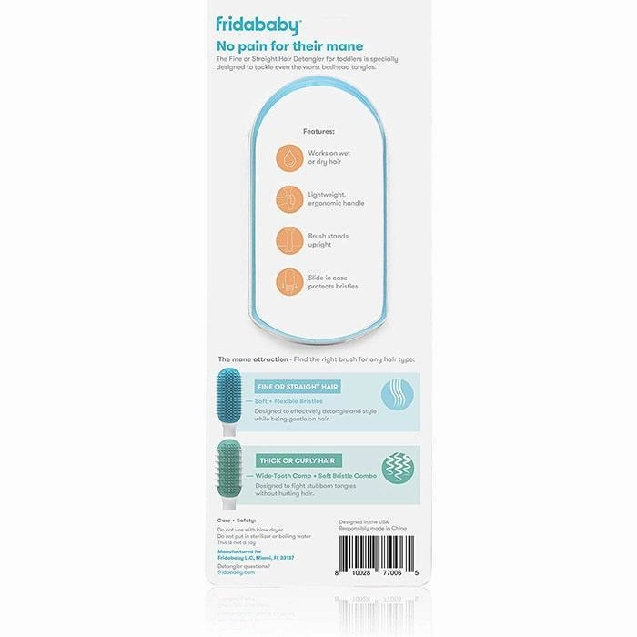 FridaBaby Fine or Straight Hair Detangler - Hair Brush