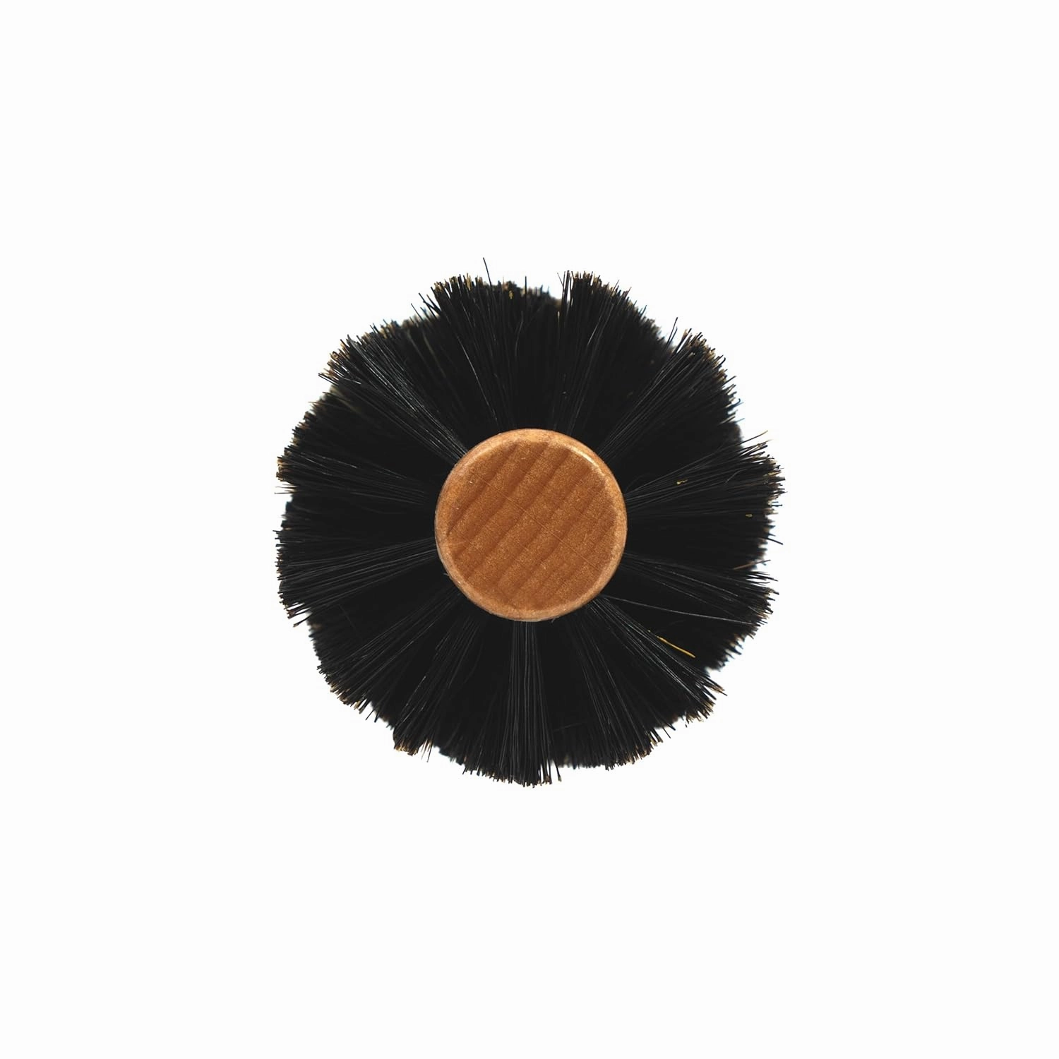 Fuller Brush Natural Beechwood Hairbrush - Ergonomic Contoured Handle - Genuine Boar Bristles - Spiral Tufting Pattern for Curls & Bobs - Style & Wave with Natural Shine (Spiral All Round)