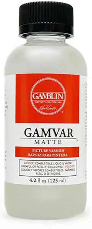 Gamblin Gamvar Pict Varnish 4 Oz Matte