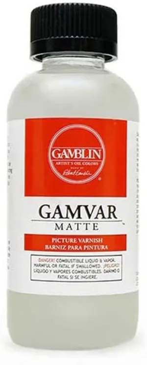 Gamblin Gamvar Pict Varnish 8 Oz Matte