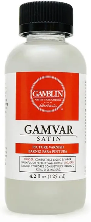 Gamblin Gamvar Pict Varnish Satin, Clear, 4.2oz