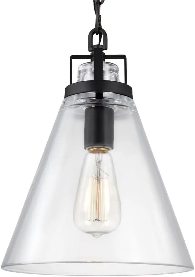 Generation Lighting-Sean Lavin-Pendant 1 Light in Modern Style-10 Inch Wide by 13.25 Inch Tall-Oil Rubbed Bronze Finish