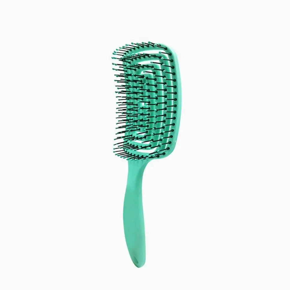 Girls Hair Scalp Massage Comb Hairbrush Bristle Nylon Women Wet Curly Detangle Hair Brush for Salon Hairdressing Styling Tools