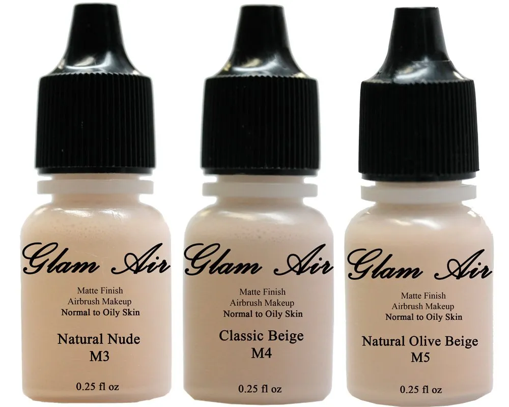 Glamair Set Of Three Airbrush Makeup Foundation