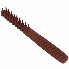 Hair Brush Comb Hybrid For Women Men Girls Boys Thick Curly Fine Short Long Hair Beards Toddler Kids Dog Grooming Tool Blow Drying Wet Dry 3/4 Inch Professional Use Travel Friendly Washable (Bronze)