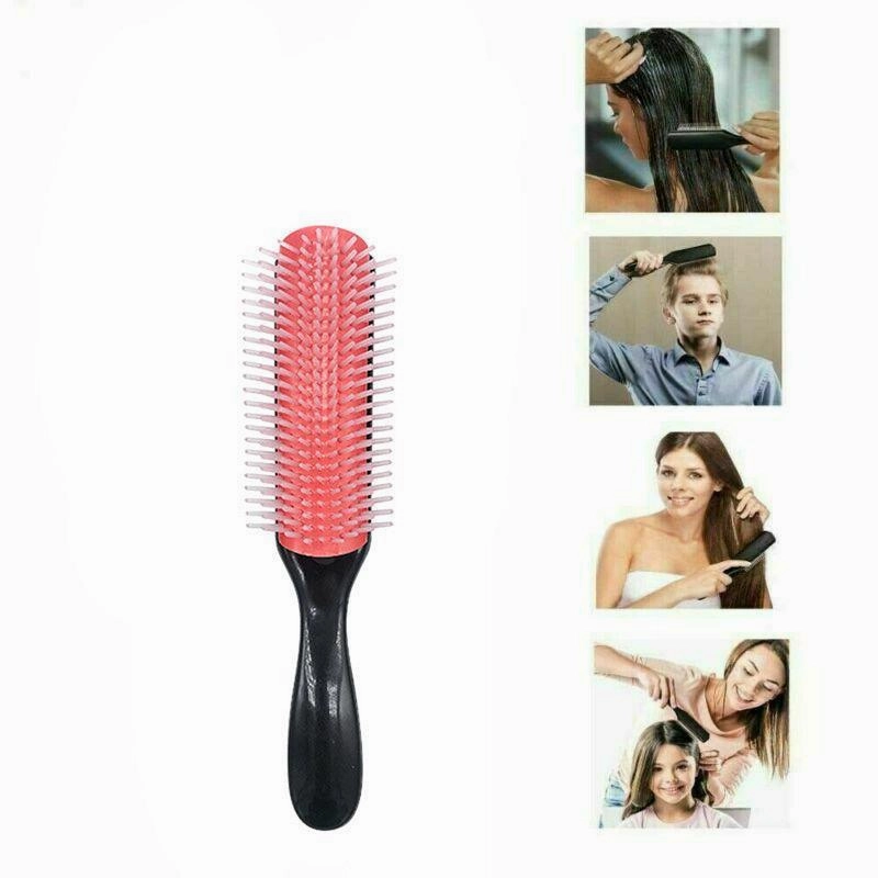 Hair Styling Brush Classic D3 Medium 9 Row Comb Styling Hairbrush