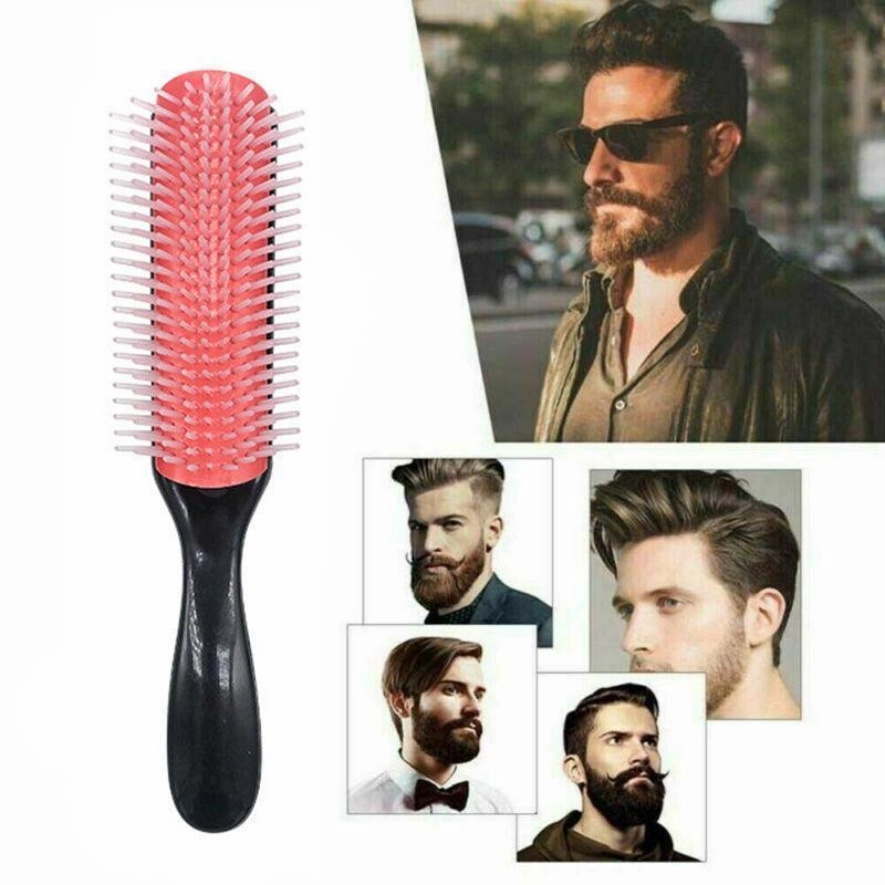 Hair Styling Brush Classic D3 Medium 9 Row Comb Styling Hairbrush