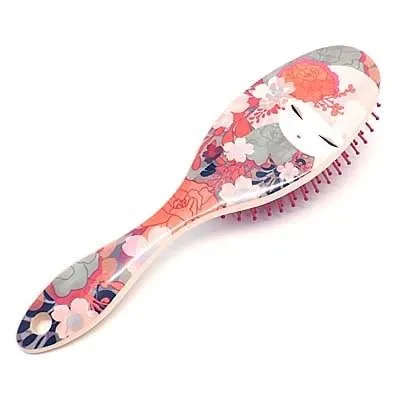 Hairbrush, ladies, detangling, plastic comb,1.4 × 2.6 × 6.5 inch (CHIKA)