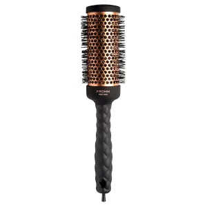 Heat Duo Copper x Ceramic 1.75" Round Brush for Expert Blowouts and Faster Hair Drying, Roller Hairbrush for Anti-static Styling, Smoothing, Straightening and Shine