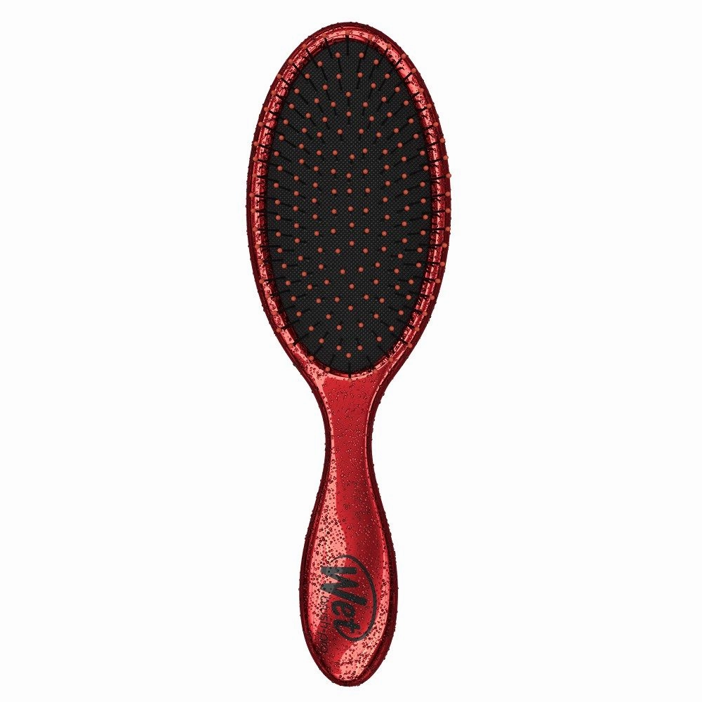 Holiday Water Drop hairbrush Red