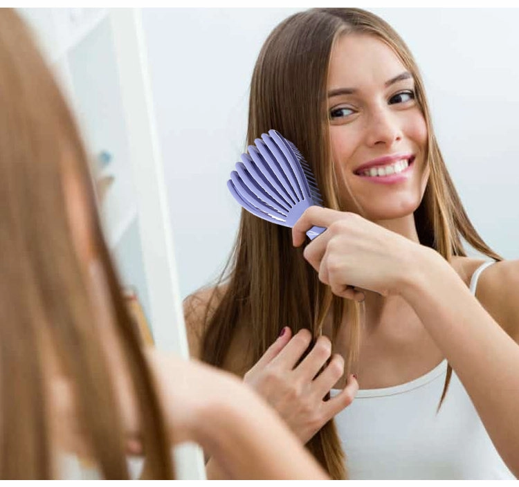 Hollow Out Smooth Hair Fluffy Comb