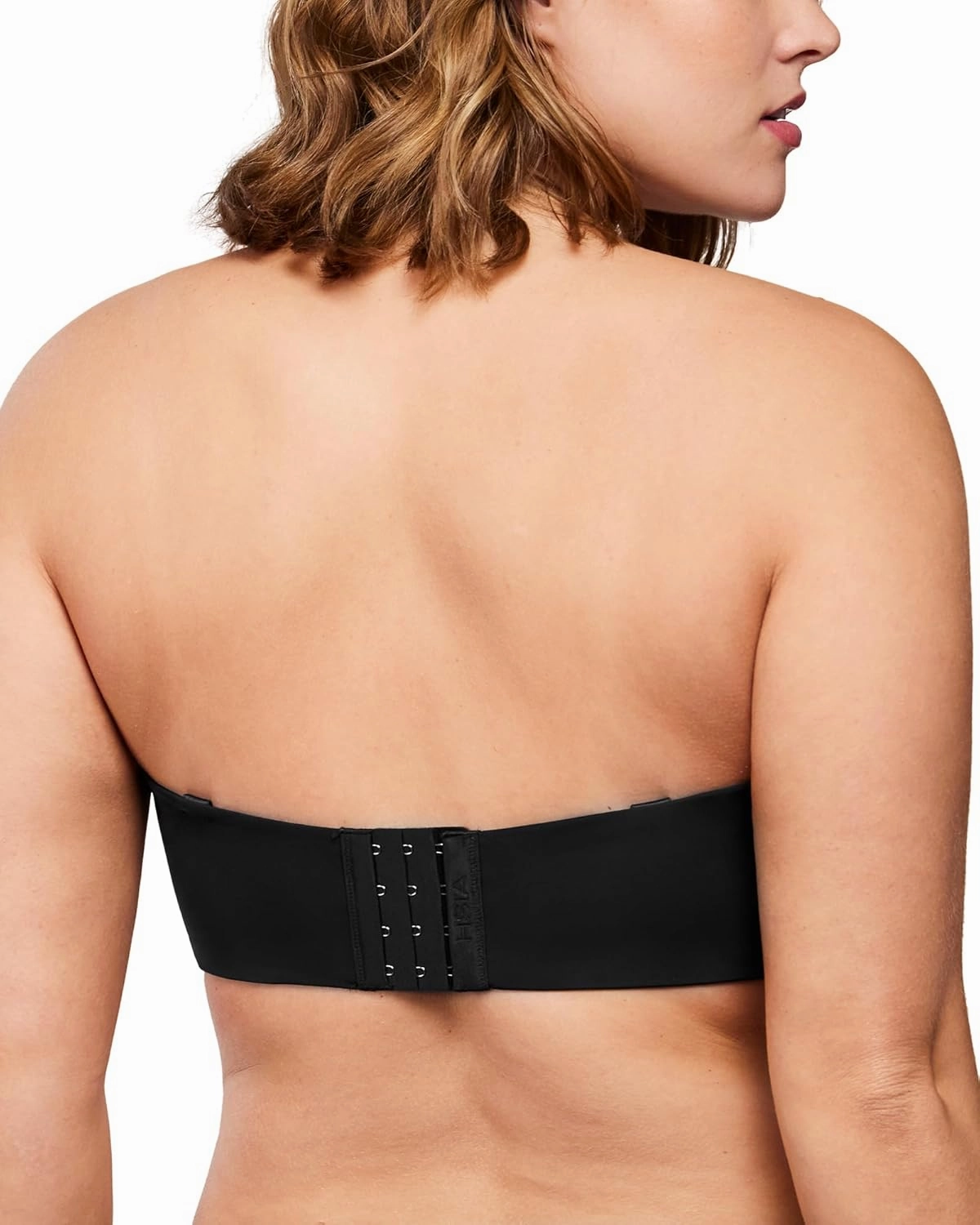 HSIA Strapless Bra for Big Bust Women, Plus Size Full Coverage Bandeau Fiery Bra Anti-Slip Underwire Support for Large Breast