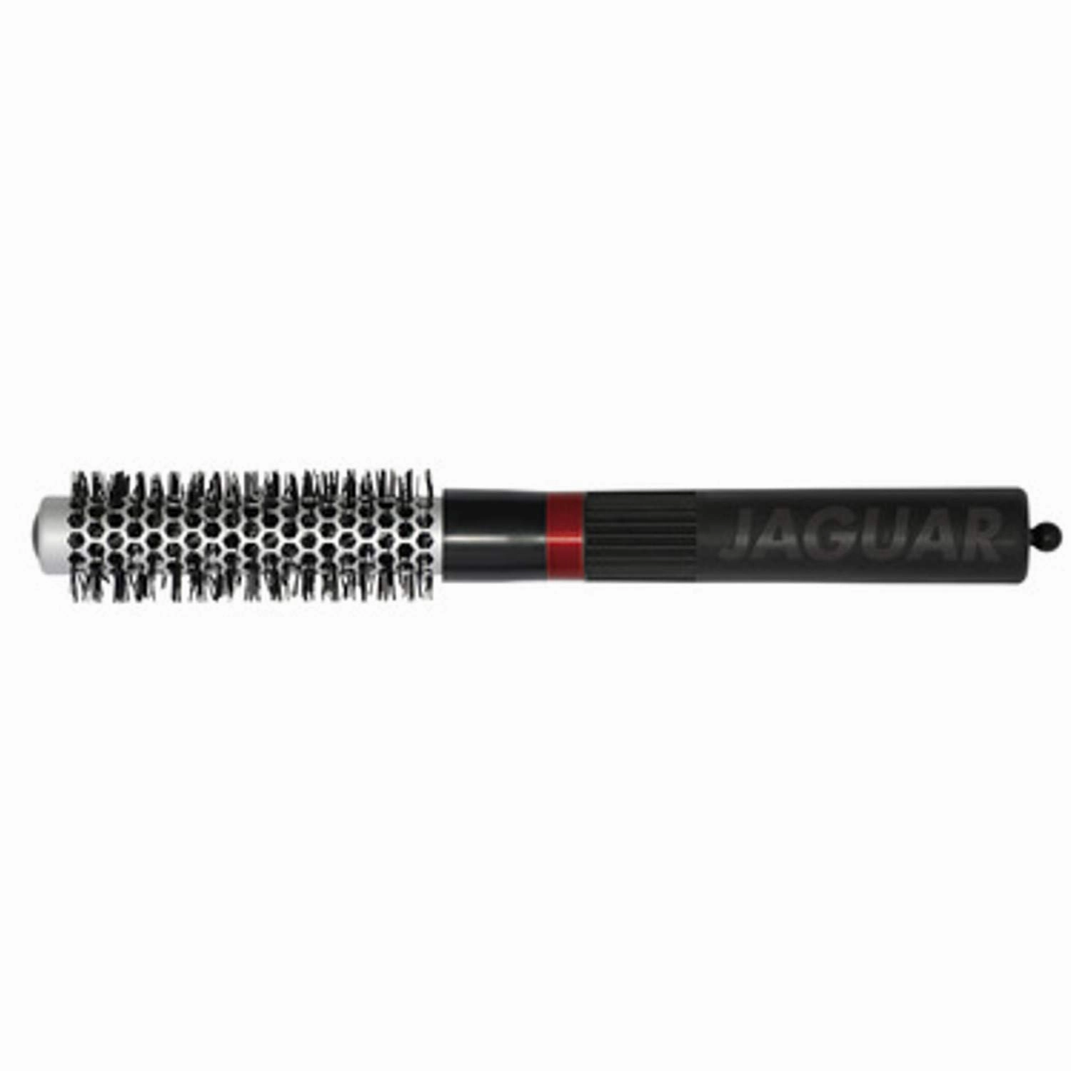 Jaguar T400 Thermal Round Hairbrush 80mm – Large Boar & Nylon Bristle Blow-Dry Brush for Volume, Smoothness & Shine – Heat-Retaining Barrel for Fast Styling – Professional Brush for Thick, Long Hair