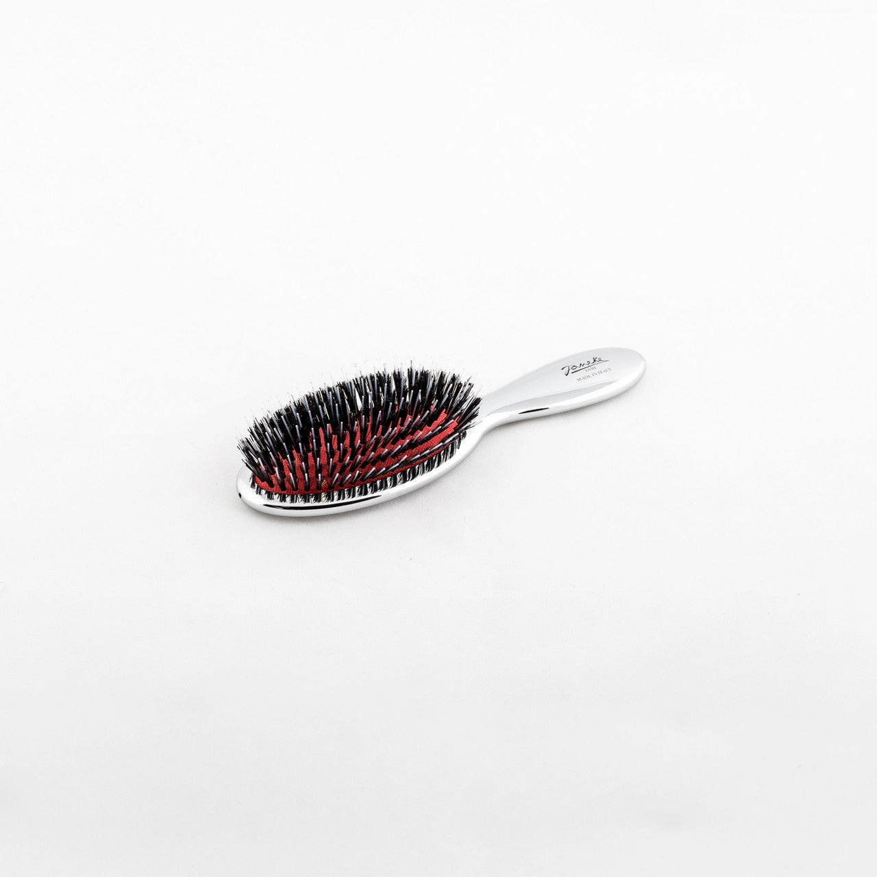 Janeke Silver Nylon/Boar Bristle Hairbrush - 3 Sizes