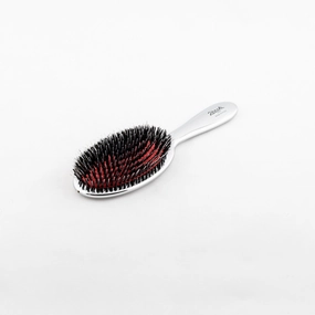 Janeke Silver Nylon/Boar Bristle Hairbrush - 3 Sizes