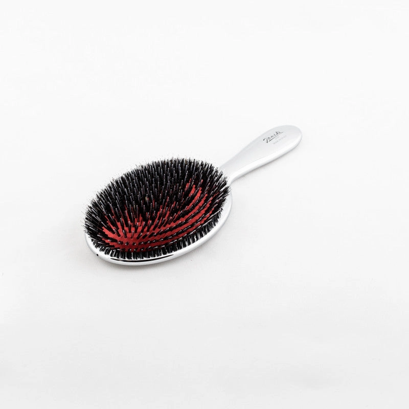 Janeke Silver Nylon/Boar Bristle Hairbrush - 3 Sizes