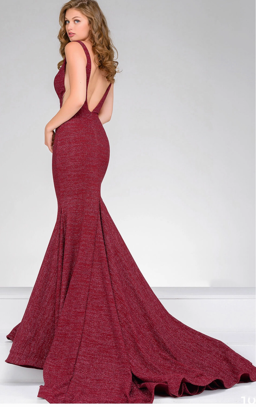 JOVANI 47075 GLAM DECOLLETE DRESS