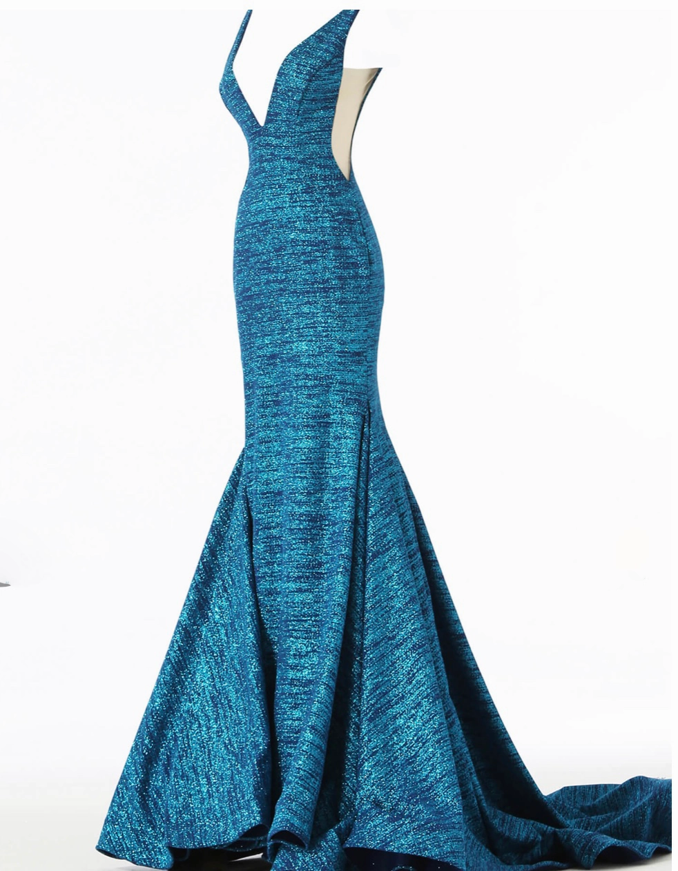 JOVANI 47075 GLAM DECOLLETE DRESS