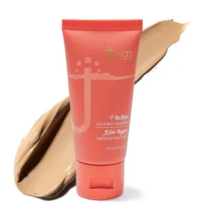 Juvia's Place I Am Magic Velvety Matte Liquid Foundation 450 - Casablanca - Tan w/Golden, Warm Undertone, Makeup Foundation Full Coverage, Lightweight, Long Wear, Velvety Matte Finish