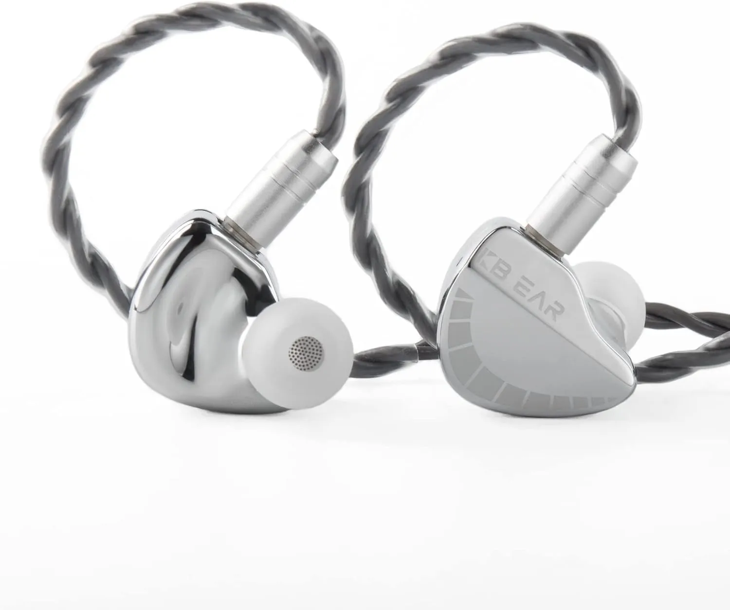KBEAR Qinglong in Ear Wired Headphone No Mic,PU PEEK Double-Layer Composite Diaphragm in Ear Monitor Stage IEM Headphone,Noise Cancellation HiFi Headset with Detachable Cable for Singer Musicial…