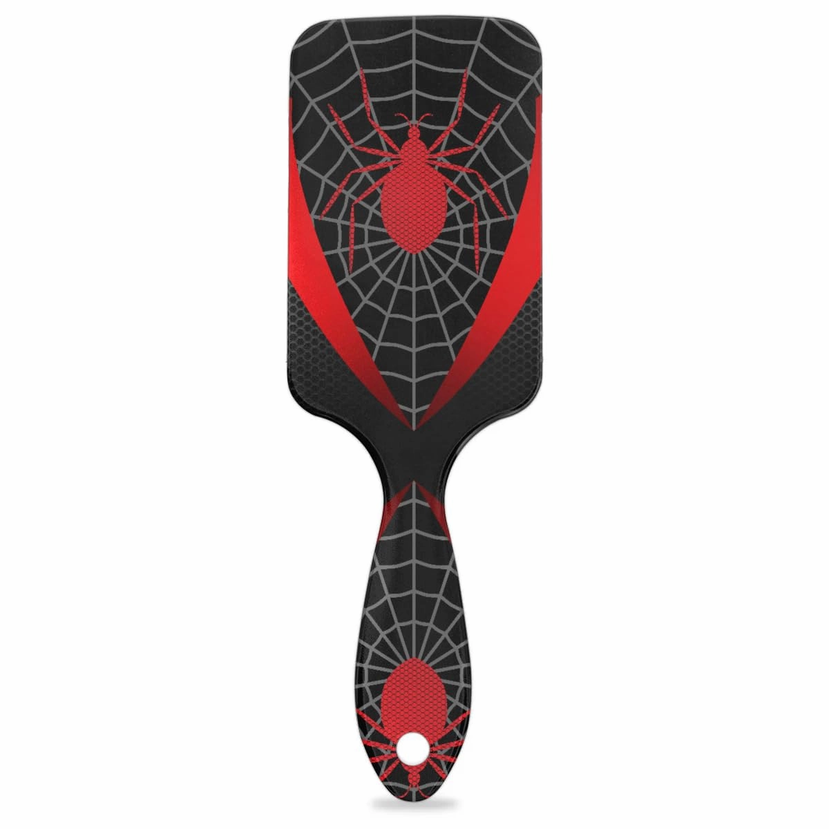 Kids Hair Brush for Boys Girls Toddler - Detangler Hairbrush for Wet Dry Thin Long Curly Hair Pain-Free Comb (Red Spider Web)