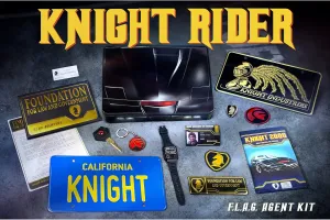 Knight Rider - F.L.A.G Agent Collectable Kit - Memorabilia Tin Kit