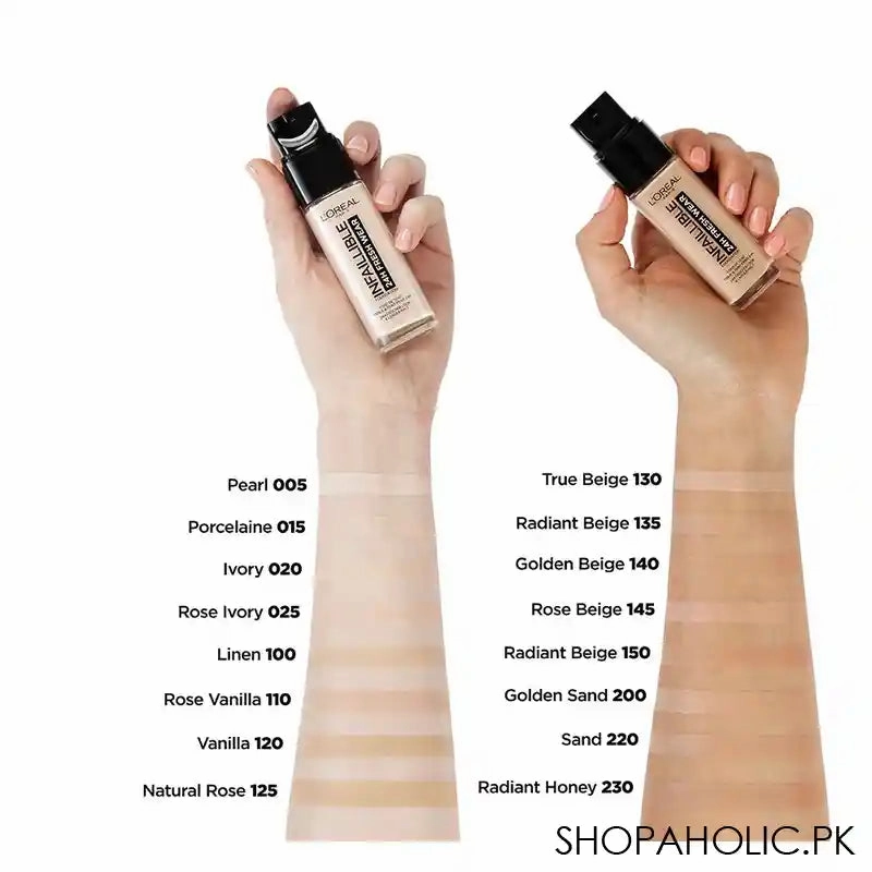 L'Oreal Paris Infallible 24H Stay Fresh Foundation, 140 Golden Beige